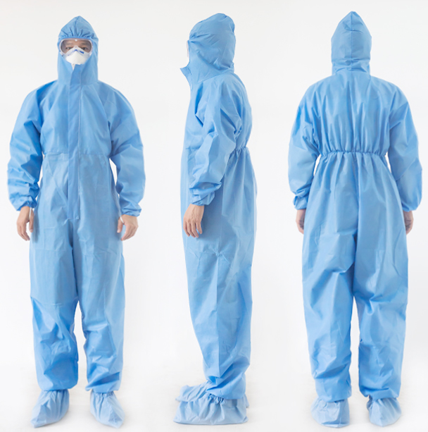 一次性帶帽隔離衣
